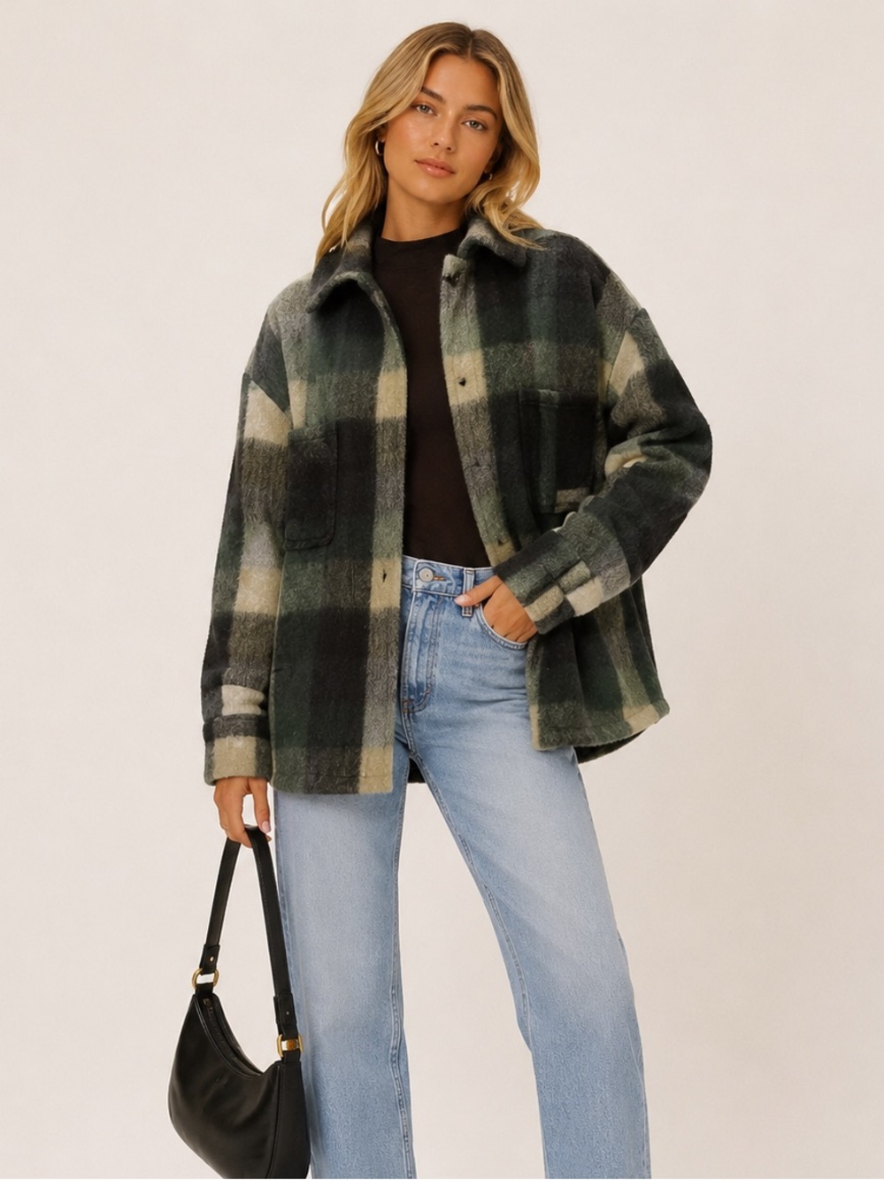 Green Plaid Jacket